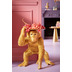 Kare Design Deko Figur Butler Playing Chimp Gold 52cm