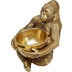 Kare Design Deko Figur Gorilla Holding Bowl Gold 4