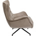 Kare Design Drehsessel Bellissima Velvet Taupe