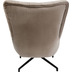 Kare Design Drehsessel Bellissima Velvet Taupe