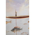 Kare Design Gerahmtes Bild Cloud Fisherman Boat 60