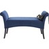 Kare Design Polsterbank Motley Velvet Blu
