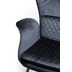 Kare Design Sessel Tudor Velvet Schwarz