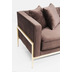 Kare Design Sofa Loft Braun 3-Sitzer