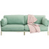 Kare Design Sofa Shirly 3-Sitzer Mint 221cm