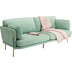 Kare Design Sofa Shirly 3-Sitzer Mint 221cm