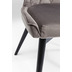 Kare Design Stuhl Black Marshall Velvet Grau