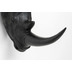 Kare Design Wandobjekt Rhino Head Antique Schwarz