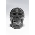 Kare Design Spardose Skull Crystal Silver