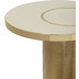 Kayoom Beistelltisch Art Deco 2325 Helltaupe / Gold