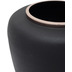 Kayoom Vase Art Deco 2025 Schwarz / Rosgold
