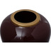 Kayoom Vase Art Deco 275 Bordeaux / Gold