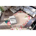 Kenda Sand Teppich Blossom 125 Multi / Creme 130 x 190 cm