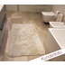 Kleine Wolke Badteppich Relax Grau 55 cm x 55 cm WC-Vorleger mit Ausschnitt