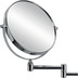 Kleine Wolke Kosmetikspiegel Ridge Mirror, Silber 24,6 x 26 x 3,5 cm