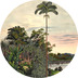 Komar Dots Vintage Landscape 125 x 125 cm