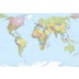 Komar Vlies Fototapete World Map 248 x 368 cm