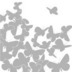 Komar Window-Sticker Schmetterlinge 31 x 31 cm