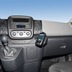 Kuda Lederkonsole für Opel Vivaro/ Renault Traffic 2014- unten Kunstleder schwarz