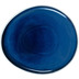 Le Coq Porcelaine Brotteller 16x17,5 cm Abyssos Mattwei Blau