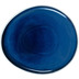 Le Coq Porcelaine Prsentationsteller schrg 30,5x28 cm Abyssos Mattwei Blau