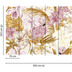 Livingwalls Fototapete Designwalls Flamingo Tapete Flamingo Art rosa gold weiß Vliestapete glatt 3,50 m x 2,55 m