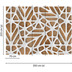 Livingwalls Fototapete Designwalls 3D Tapete Organic Surface beige braun weiß Vliestapete glatt 3,50 m x 2,55 m