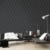 Livingwalls Vliestapete New Walls Tapete 50\'s Glam geometrisch grafisch schwarz metallic 374193 10,05 m x 0,53 m