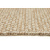 Luxor Living Handwebteppich Visby beige-creme uni 65 x 130 cm