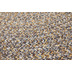 Luxor Living Teppich Varberg grau-gelb uni Ø 80 cm
