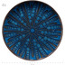 Mser AQUAMARINE 12 groe Pizzateller/Gourmetteller mit Mandala Muster, blau