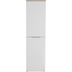 MAJA Möbel Garderobenschrank mit Holztop Trend Riviera Eiche Weißglas Typ I