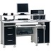 MAJA Möbel Schreib- und Computertisch OFFICE EINZELMODELLE weiß uni - schwarz 141,1 x 104,4 x 67 cm