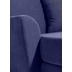 Max Winzer Judith Big-Sessel inkl. 1x Zierkissen 55x55cm Veloursstoff blau
