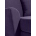 Max Winzer Judith Big-Sessel inkl. 1x Zierkissen 55x55cm Veloursstoff violett