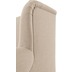 Max Winzer Mareille Big-Sessel inkl. 2x Zierkissen 55x55cm + 40x40cm Flachgewebe (Leinenoptik) sand