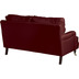 Max Winzer Passion Sofa 2-Sitzer Flachgewebe rot