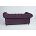Max Winzer Orleans Sofa 2-Sitzer Samtvelours purple