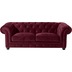 Max Winzer Orleans Sofa 2,5-Sitzer Microfaser burgund