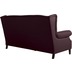 Max Winzer Flora Sofa 3-Sitzer (2-geteilt) Flachgewebe burgund