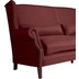 Max Winzer Flora Sofa 3-Sitzer (2-geteilt) Flachgewebe rot