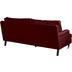 Max Winzer Passion Sofa 3-Sitzer (2-geteilt) Flachgewebe rot