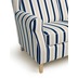 Max Winzer Lorris Sofa 3-Sitzer Flachgewebe blau