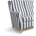 Max Winzer Lorris Sofa 3-Sitzer Flachgewebe blau
