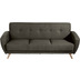 Max Winzer Jerry Sofa 3-Sitzer mit Bettfunktion Samtvelours (mit Clean-Abo Ausrstung) graphit