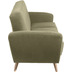 Max Winzer Jerry Sofa 3-Sitzer mit Bettfunktion Samtvelours (mit Clean-Abo Ausrstung) oliv