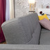 Max Winzer Jesper Sofa 3-Sitzer mit Bettfunktion Flachgewebe hellgrau