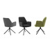 MCA furniture ACANDI 4 Fu Stuhl mit Armlehnen, 2er Set, grau