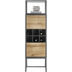 MCA furniture ASMARA Stauraumelement, zwei Türen, eiche / anthrazit 50 x 165 x 40 cm