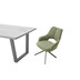 MCA furniture BANGOR 4 Fu Stuhl mit Armlehnen, 2er Set, olive
